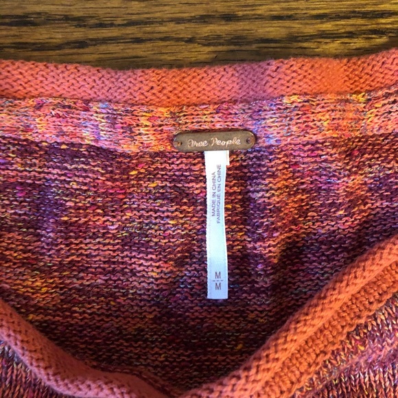 Free People Pink Cropped Sweater, M - Picture 6 of 6